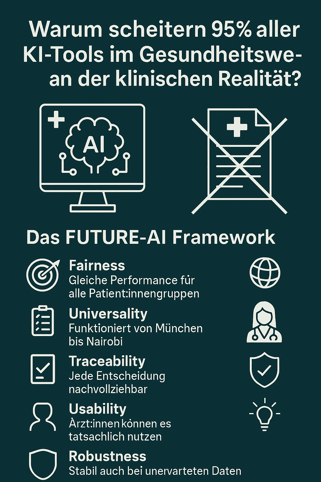 FUTURE-AI framework: a guidance for the development and deployment of trustworthy AI tools in healthcare
